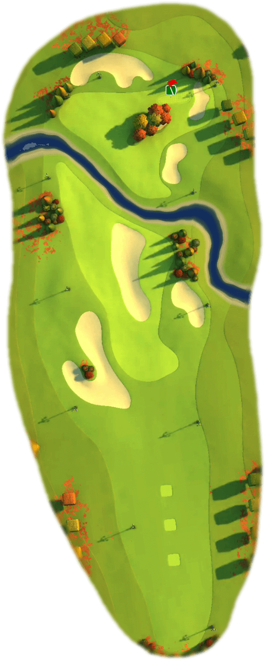 Hole 1 Map